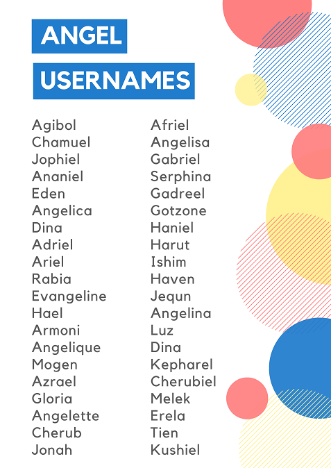 angel usernames