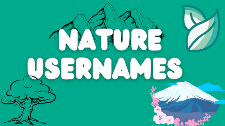 100 Best Nature Usernames Collection – NamesBuddy