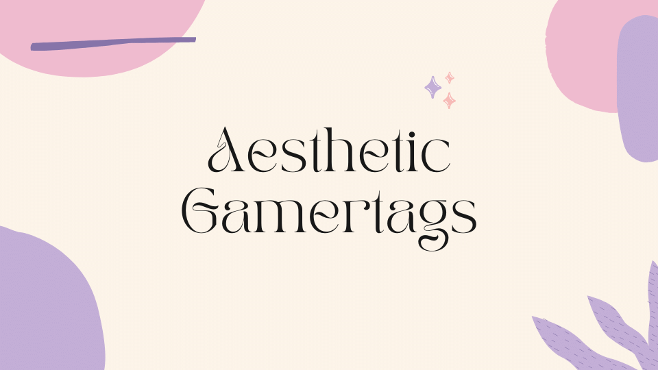 300+ Aesthetic Gamertags Collection – NamesBuddy