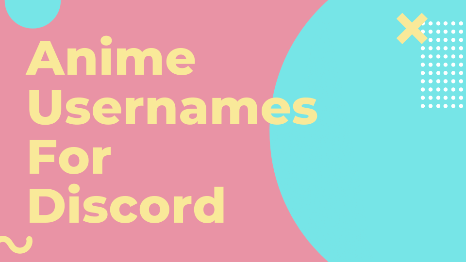 235 Cool Anime Usernames for Discord  NamesBuddy