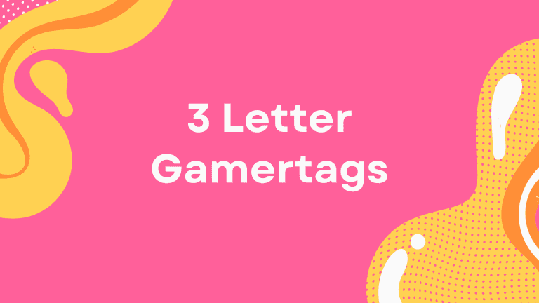 145 Cool 3 Letter Gamertags List – NamesBuddy