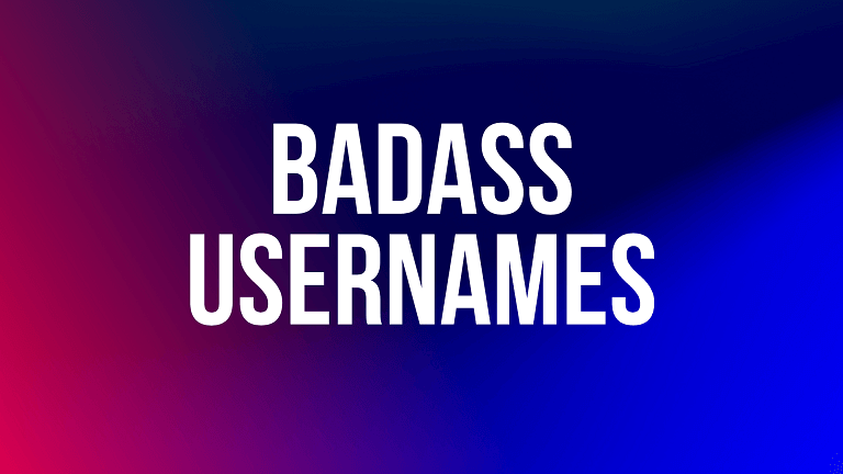 270+ Best Badass Usernames List 2024 – NamesBuddy