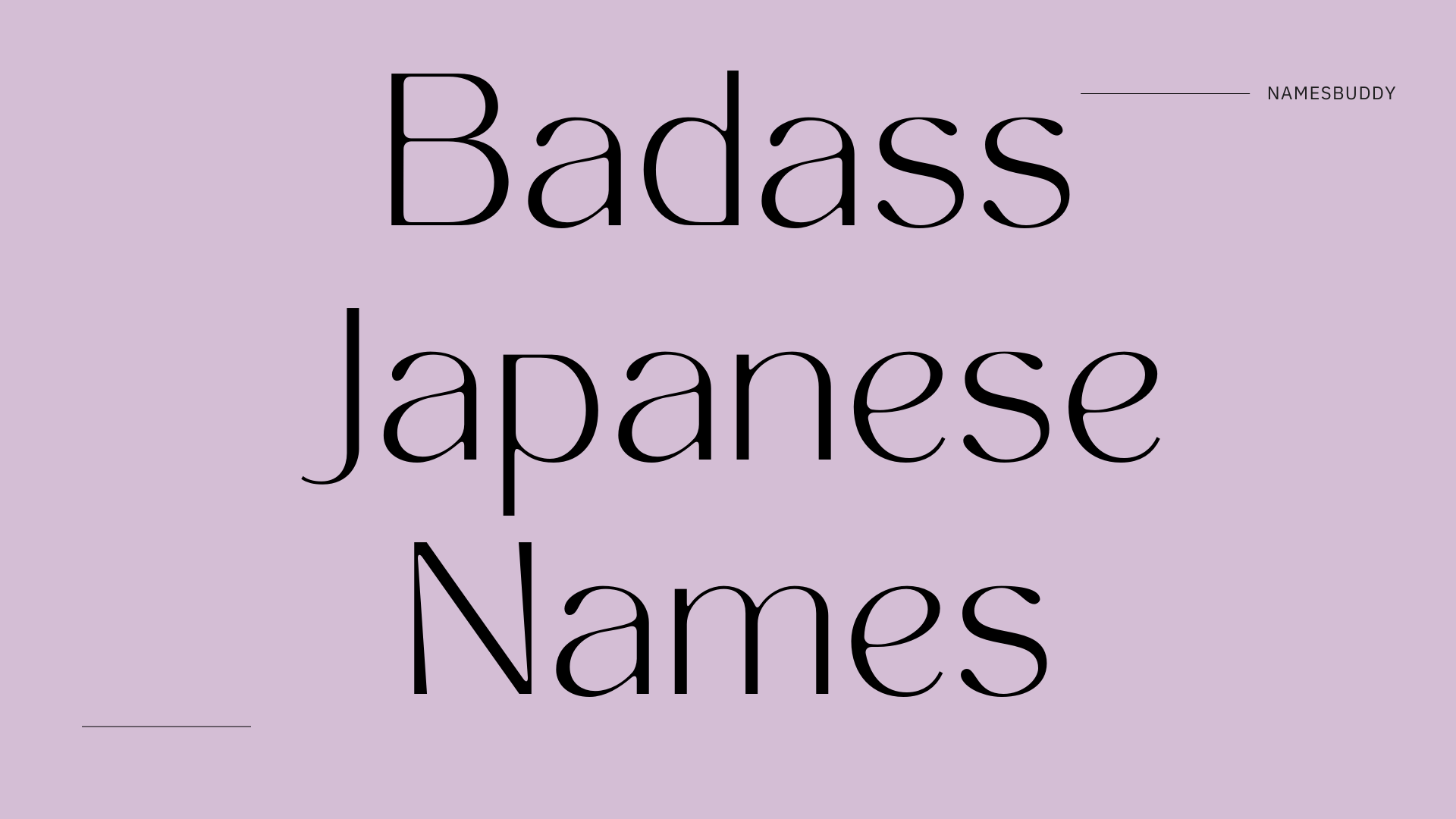 100 Badass Japanese Names for Girls And Boys – NamesBuddy