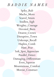 Fierce and Fabulous: Unique Baddie Girl Names for Strong Women