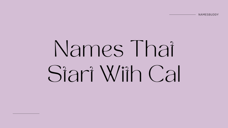 49 Names That Start With Cal – NamesBuddy