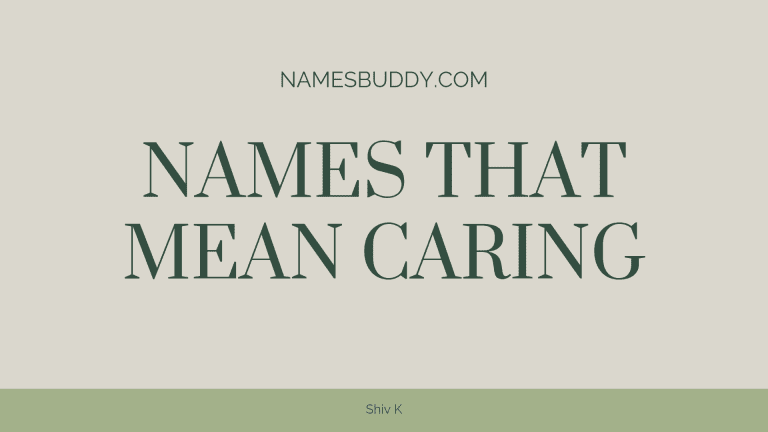 names that mean caring