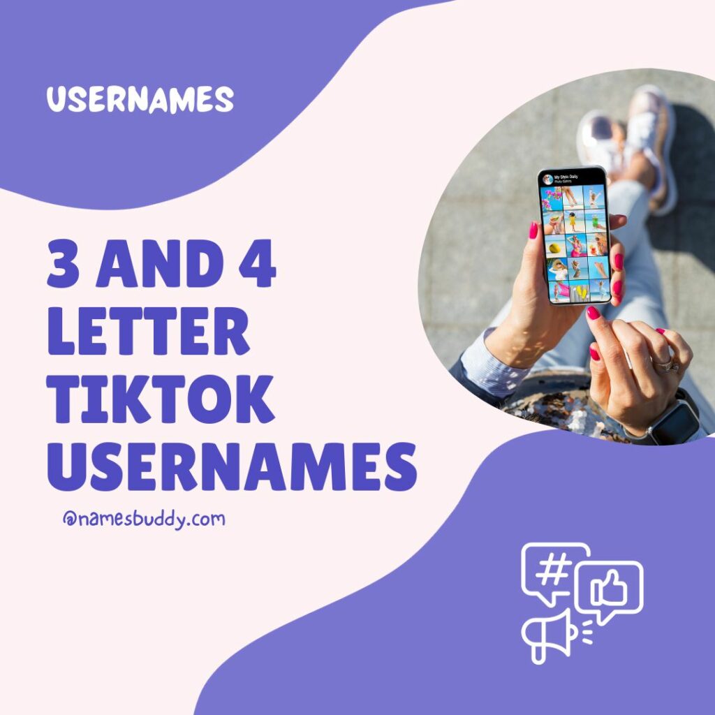 3 letter TikTok usernames