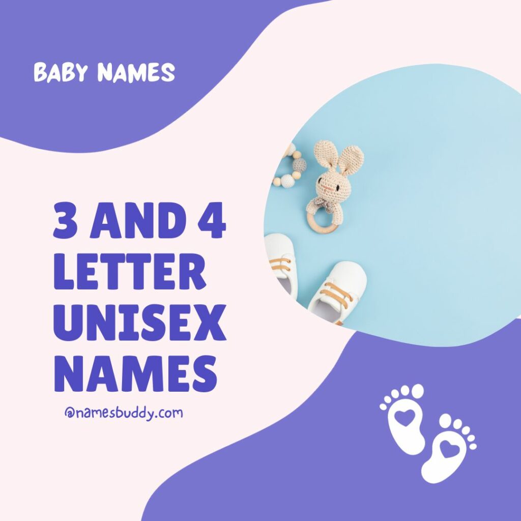 3 letter unisex names