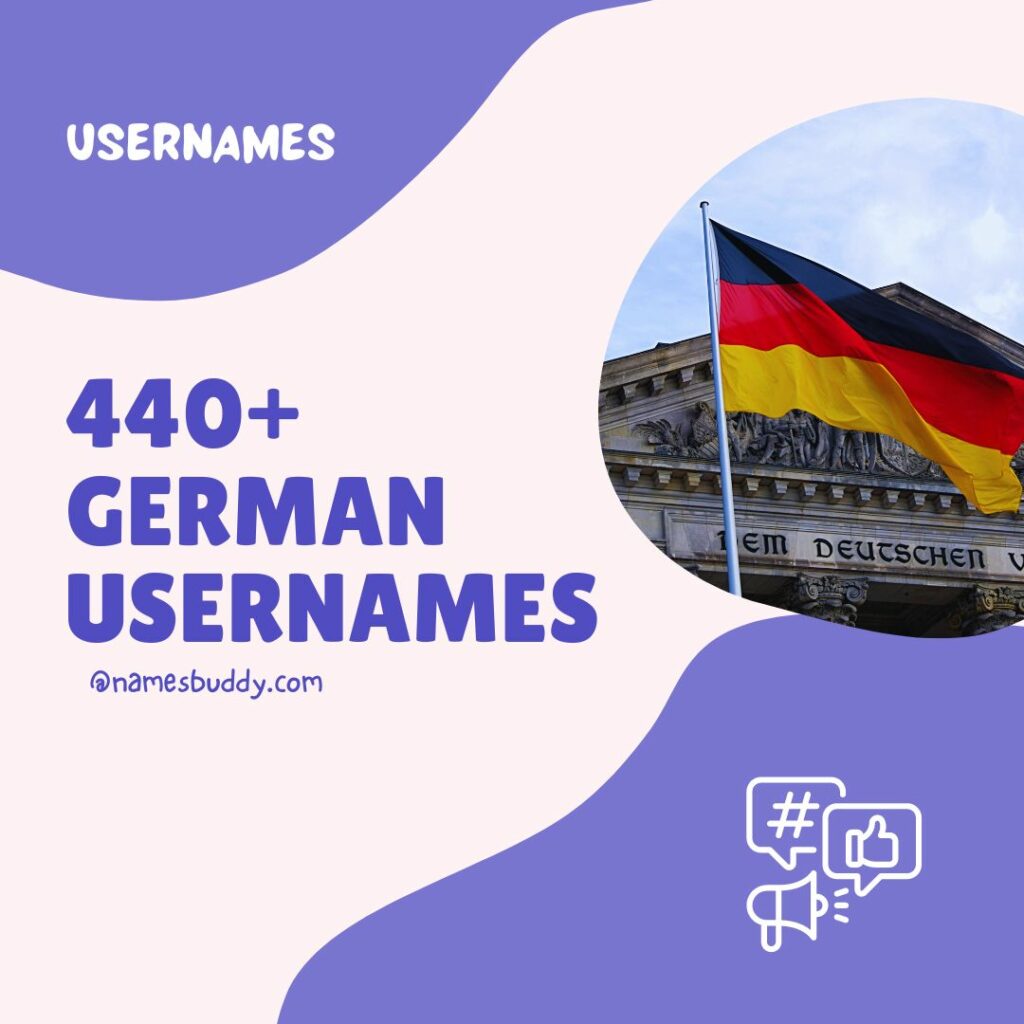 German usernames