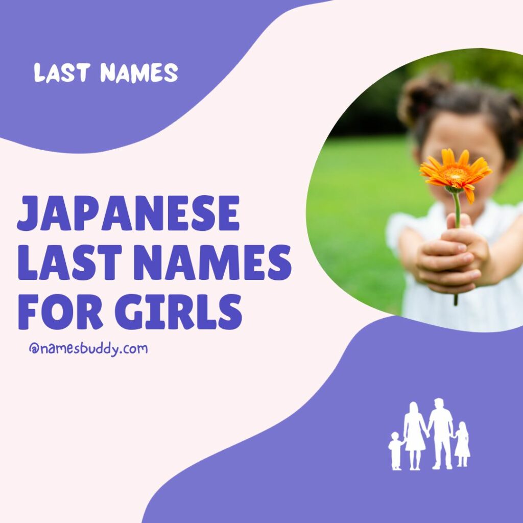 Japanese last names for girls