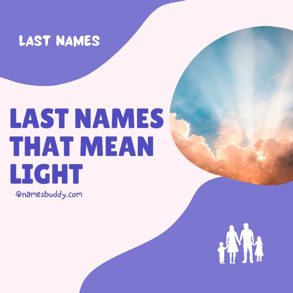last names that mean light