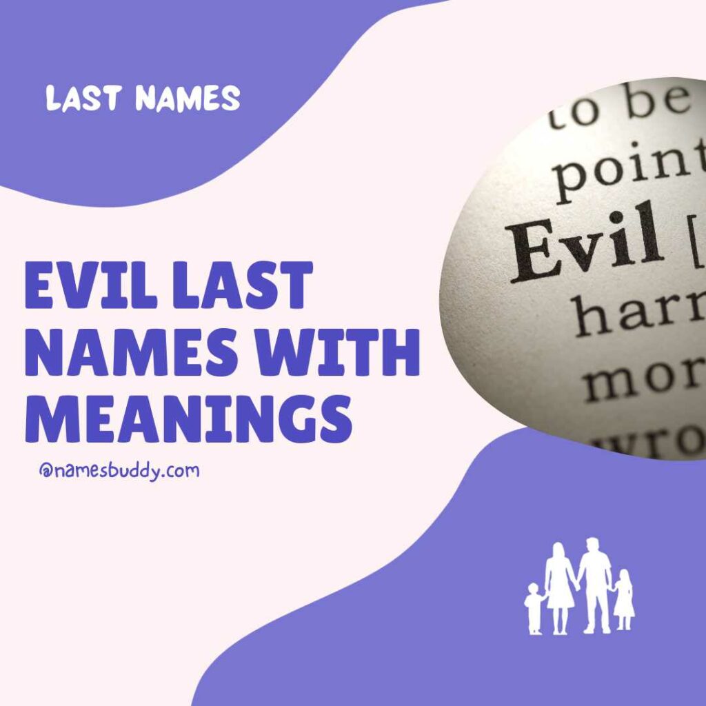 evil last names