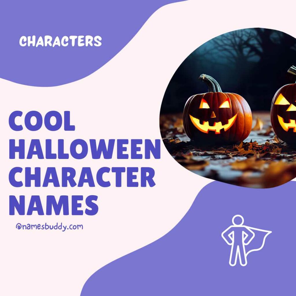 Halloween character names