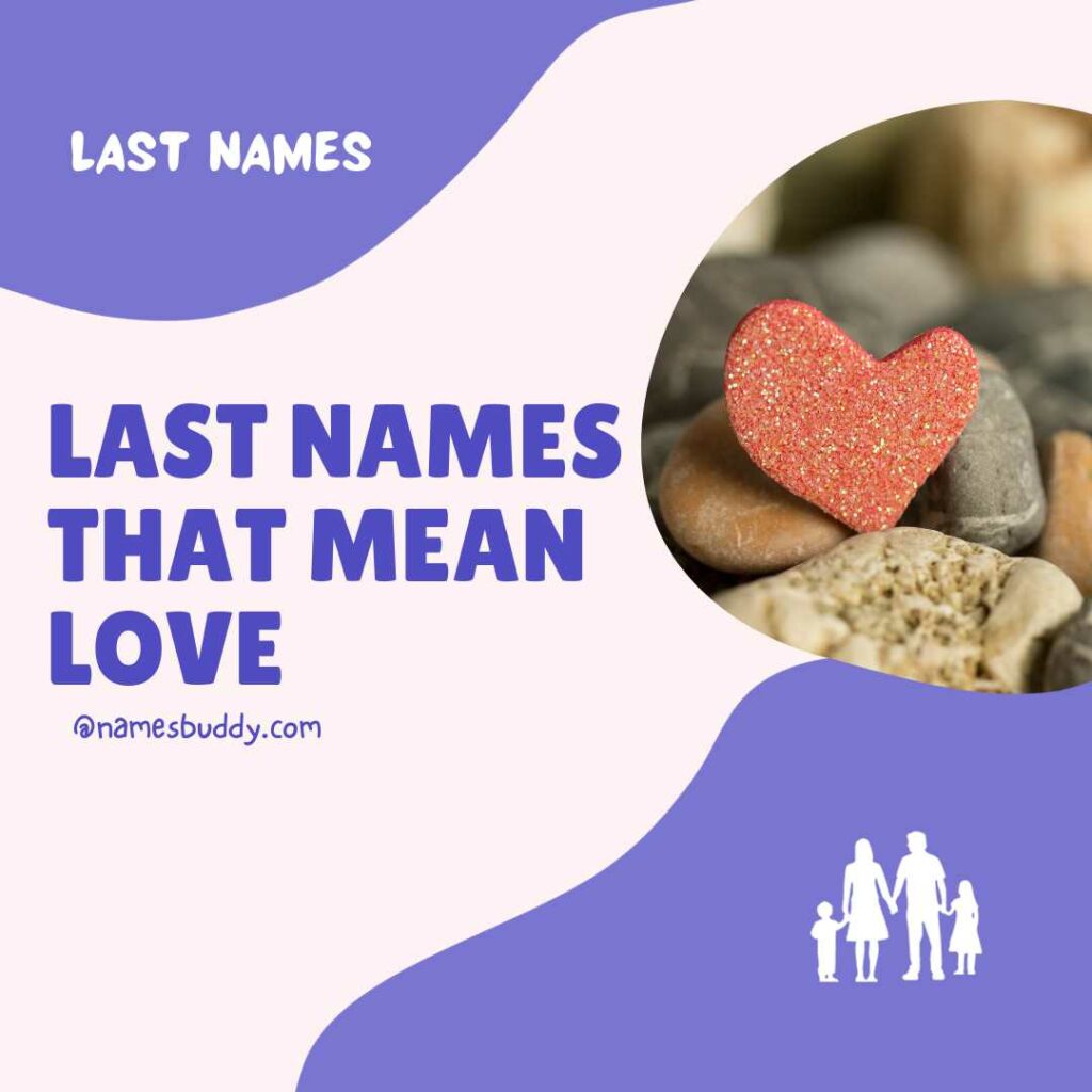 last names that mean love