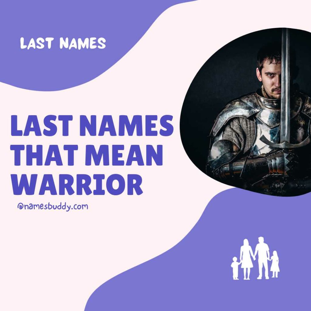 last names that mean warrior
