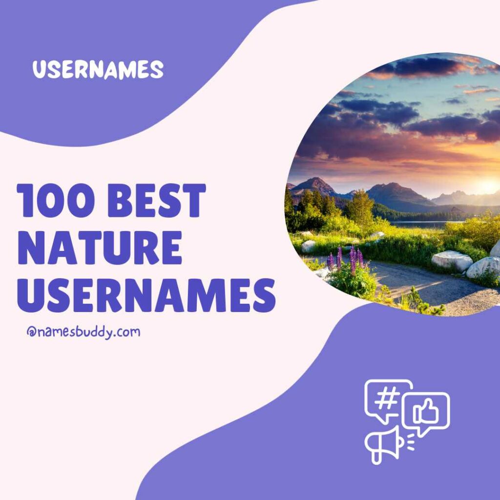 nature usernames