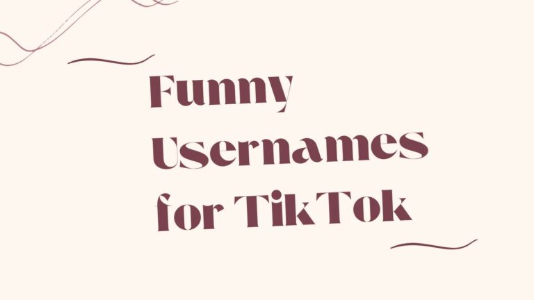 120+ Funny Usernames for TikTok