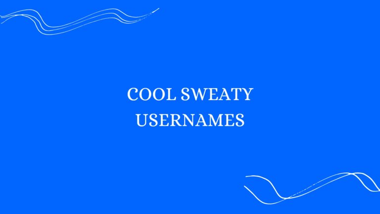 100 Cool Sweaty Usernames