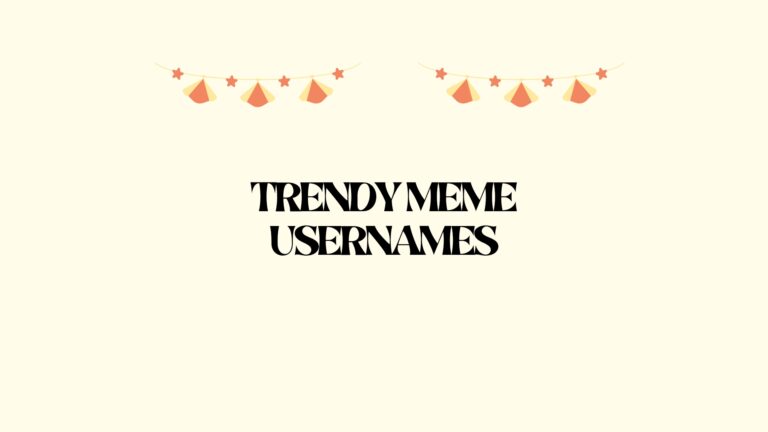 100 Trendy Meme Usernames