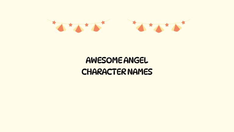 100 Awesome Angel Character Names