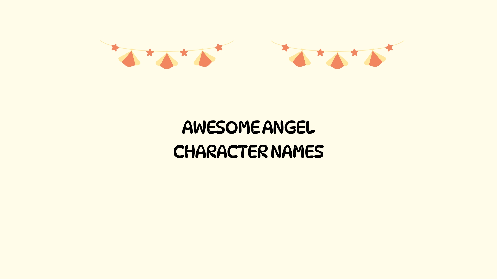 100 Awesome Angel Character Names