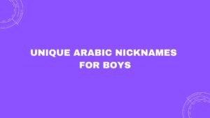 100 Cute Nicknames for Boys