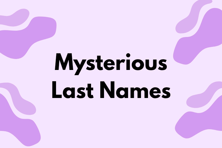 100 Mysterious Last Names