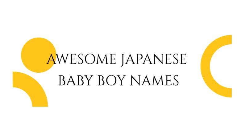 100 Awesome Japanese Baby Boy Names