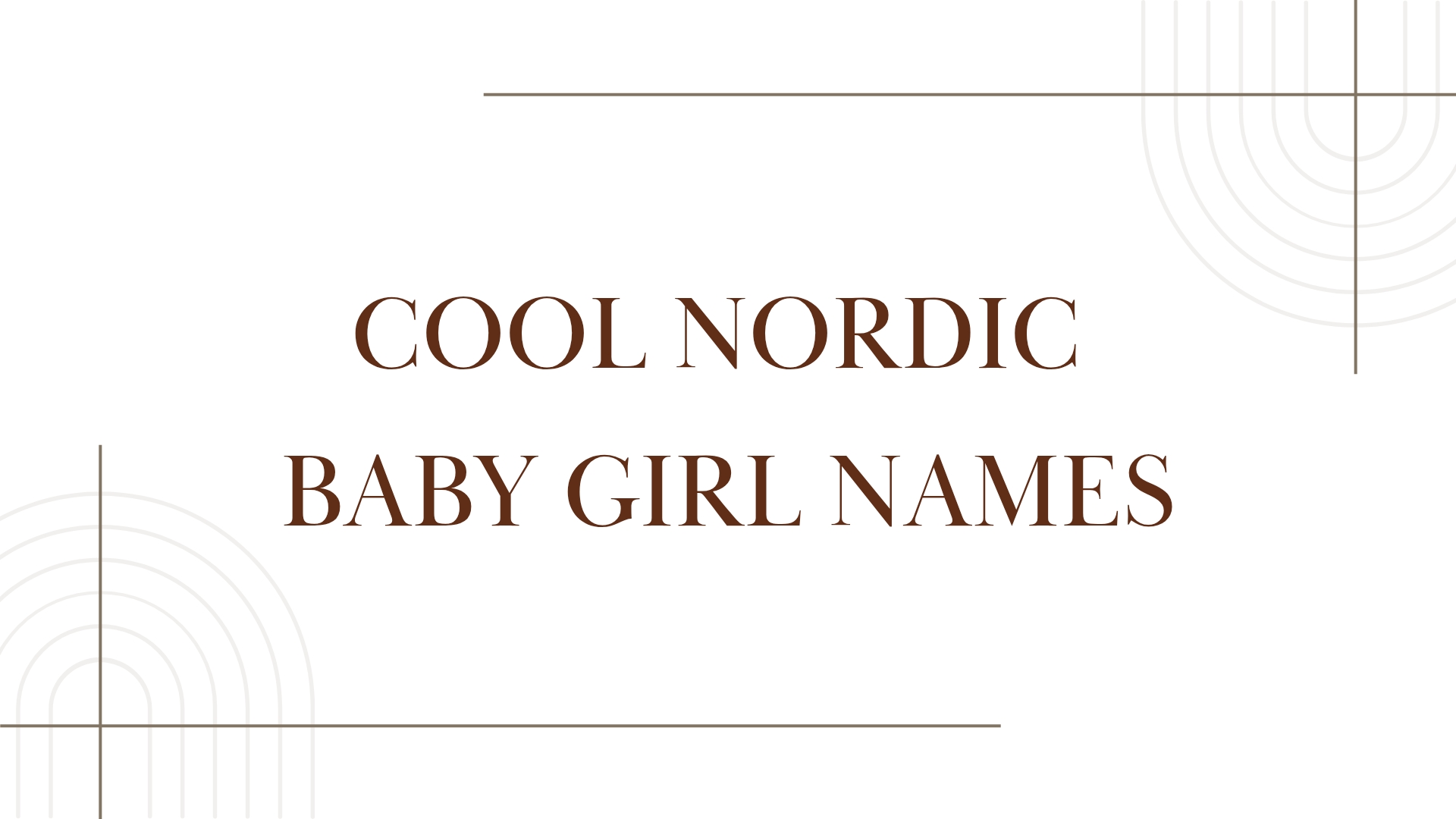 100 Cool Nordic Baby Girl Names