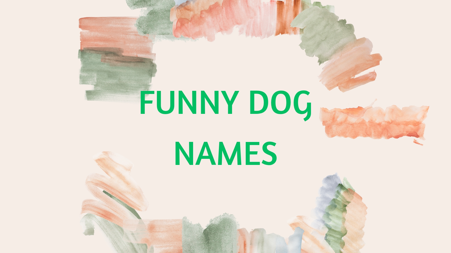 100 Funny Dog Names