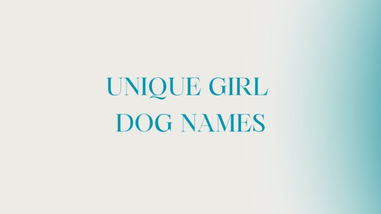100 Unique Girl Dog Names